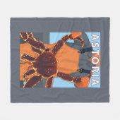 Astoria, OregonKing Crab Fleece Deken (Voorkant (Horizontaal))