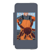 Astoria, OregonKing Crab Incipio iPhone Portemonnee Hoesje (Voorkant Agenda)
