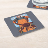 Astoria, OregonKing Crab Kartonnen Onderzetters (Schuin)