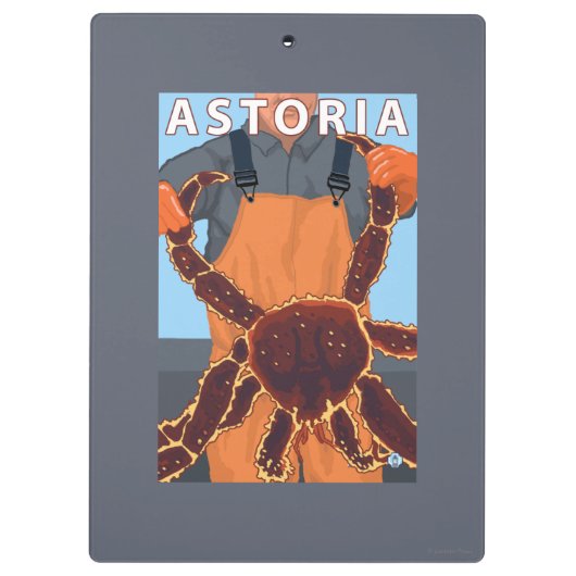 Astoria, OregonKing Crab Klembord (Achterkant)