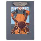 Astoria, OregonKing Crab Klembord (Voorkant)