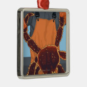 Astoria, OregonKing Crab Metalen Ornament (Rechts)