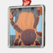 Astoria, OregonKing Crab Metalen Ornament (Links)