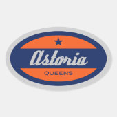 Astoria Ovale Sticker (Voorkant)