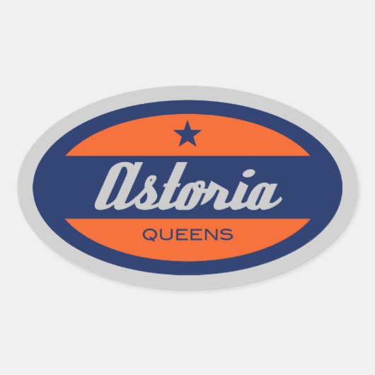 Astoria Ovale Sticker (Voorkant)