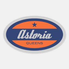 Astoria Ovale Sticker