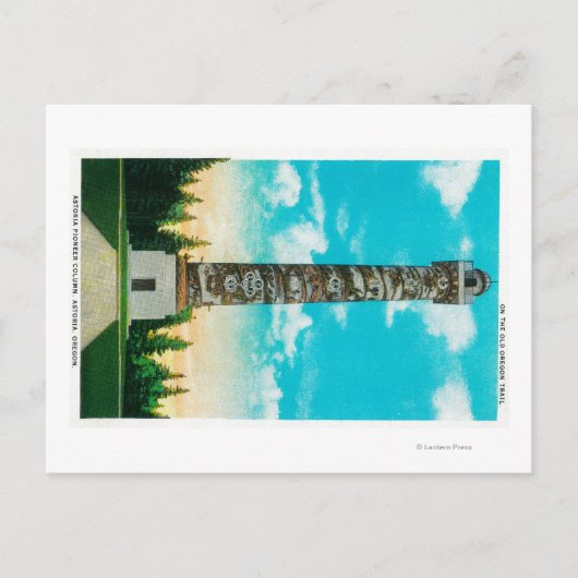 Astoria Pioneer ColumnAstoria, OF Briefkaart (Voorkant)