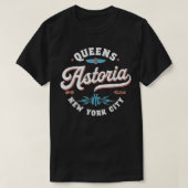 Astoria Queens New York retro T-shirt (Design voorkant)