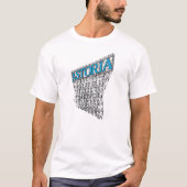 Astoria Queens New York Scaffolding Design T-shirt (Voorkant)
