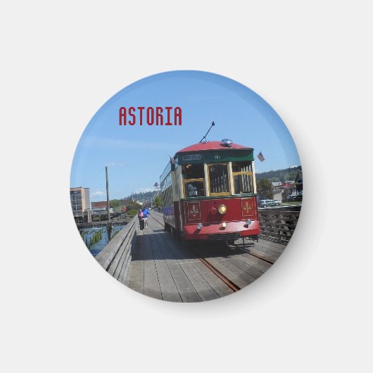 Astoria Riverfront Trolley Magneet (Voorkant)