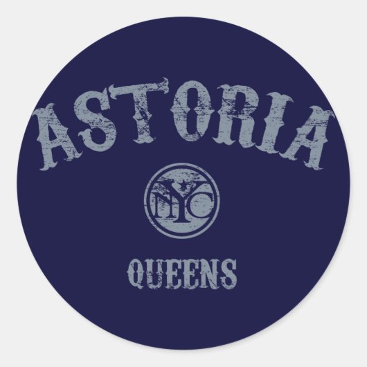 Astoria Ronde Sticker (Voorkant)