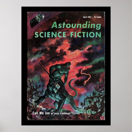 Astounding - 1957.04_Pulp Art Poster (Voorkant)