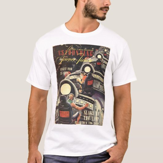 Astounding Science Fiction_ August 1946_Pulp Art T-shirt (Voorkant)