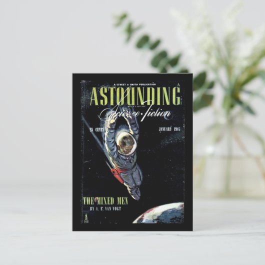 Astounding Science Fiction_ January 1945_Pulp Art Briefkaart (Staand voorkant)
