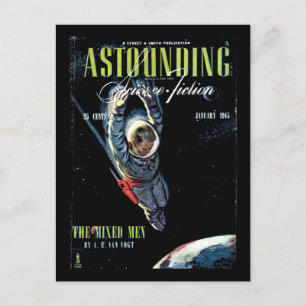 Astounding Science Fiction_ January 1945_Pulp Art Briefkaart
