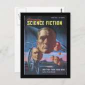 Astounding Science Fiction _June 1951_Pulp Art Briefkaart (Voorkant / Achterkant)