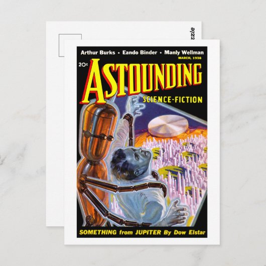 Astounding Science Fiction (Mar, 1938) Briefkaart (Voorkant / Achterkant)