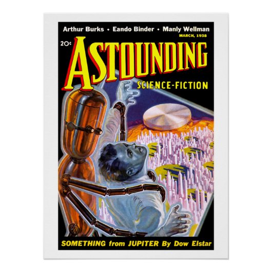 Astounding Science Fiction (Mar, 1938) Perfect Poster (Voorkant)
