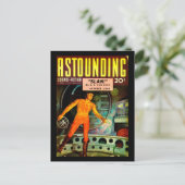 Astounding Science Fiction_ Oktober 1940_Pulp Art Briefkaart (Staand voorkant)
