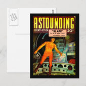 Astounding Science Fiction_ Oktober 1940_Pulp Art Briefkaart (Voorkant / Achterkant)