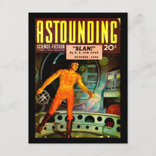 Astounding Science Fiction_ Oktober 1940_Pulp Art Briefkaart