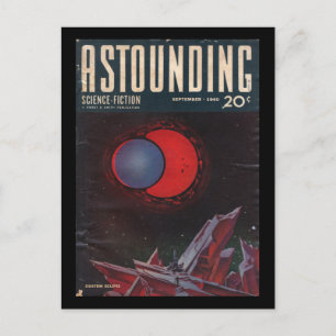 Astounding Science-Fiction, september 1940_Pulp Briefkaart