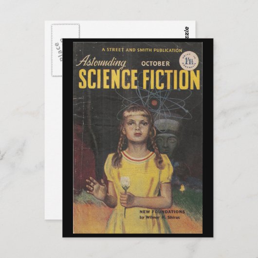 Astounding (UK) v07 n06 (1950-10)_Pulp Art Briefkaart (Voorkant / Achterkant)