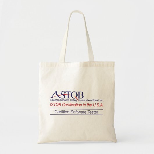 ASTQB Certified Software Tester Bag Tote Bag (Voorkant)