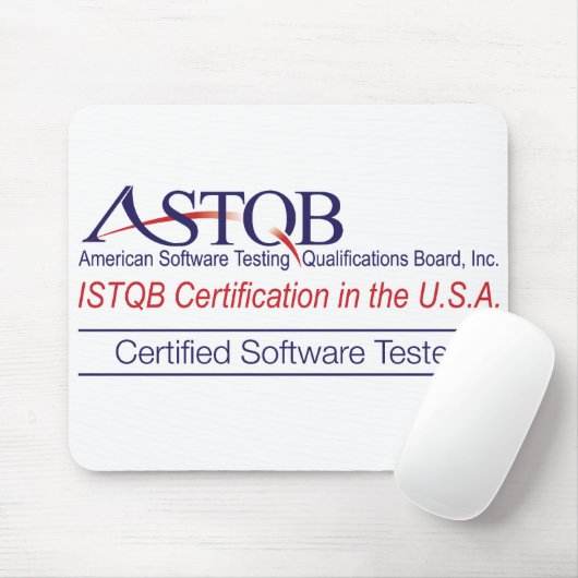 ASTQB Certified Software Tester Mousepad Muismat (Met muis)