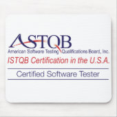 ASTQB Certified Software Tester Mousepad Muismat (Voorkant)