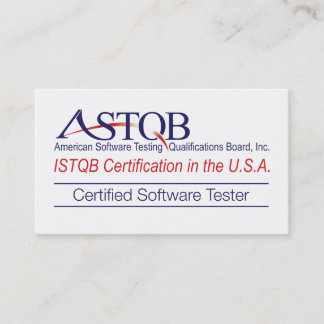 ASTQB Certified Software Tester Visitekaartjes