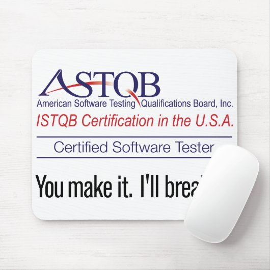 ASTQB Je maakt het Mousepad Muismat (Met muis)