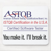 ASTQB Je maakt het Mousepad Muismat (Voorkant)