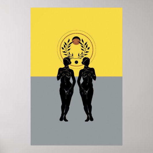 Astra Feminine Modern Art Poster (Voorkant)