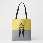 Astra Feminine Modern Art Tote Bag (Voorkant)