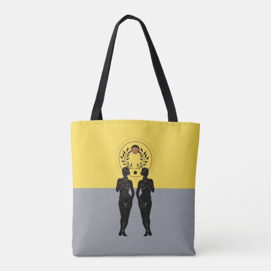 Astra Feminine Modern Art Tote Bag (Achterkant)