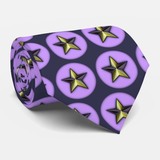 Astra Metallica Lavender Stropdas (Opgerold)