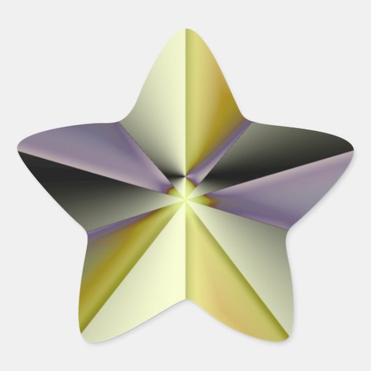 Astra Metallica Ster Sticker (Voorkant)