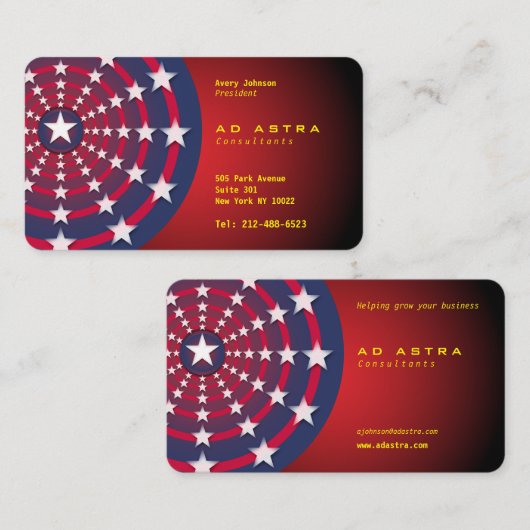 Astra Standard, 3,5 x 2,0-inch Visitekaartje (Voorkant / Achterkant)