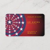 Astra Standard, 3,5 x 2,0-inch Visitekaartje (Achterkant)