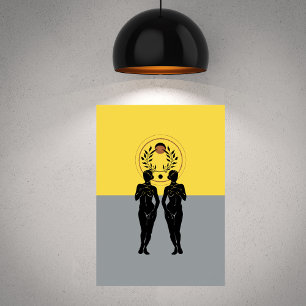 Astra Vrouwelijke Moderne Kunst Poster