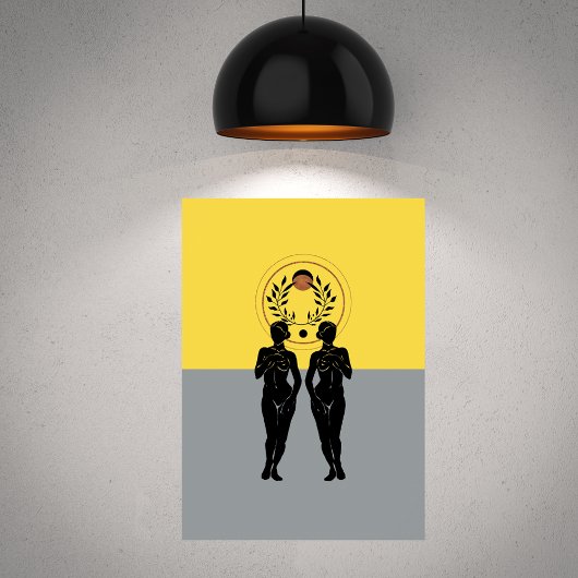 Astra Vrouwelijke Moderne Kunst Poster