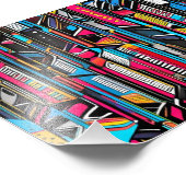 ASTRACT ALL ART FOTO AFDRUK (Hoek)