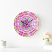 Astract Glas in lood mozaïekpatroon #4 Grote Klok (Huis)