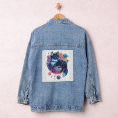 Astral Akita � Kosmische Ruimde Hond Denim Jacket (Hangar)