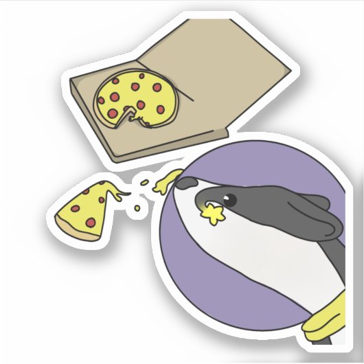 Astral Badger Sticker (Voorkant)