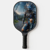 Astral Blue Jeans Warrior Pickleball Paddle (Achterkant)