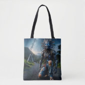 Astral Blue Jeans Warrior Tote Bag (Voorkant)