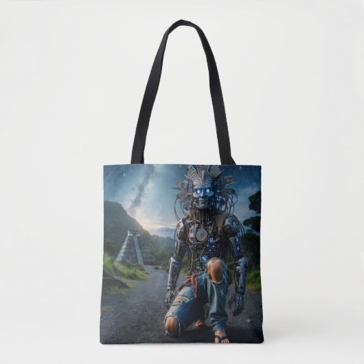Astral Blue Jeans Warrior Tote Bag (Voorkant)