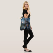 Astral Blue Jeans Warrior Tote Bag (Op model)